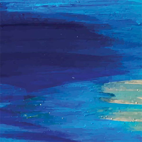 Etta Vee Ocean Blue Brush Stroke Nintendo 2DS XL (2017) Skin